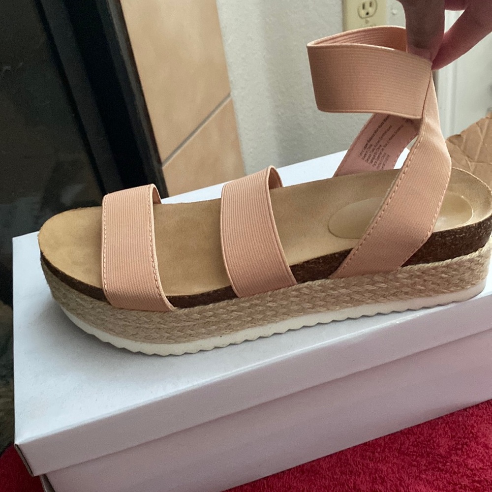 Sandals with ankle strap